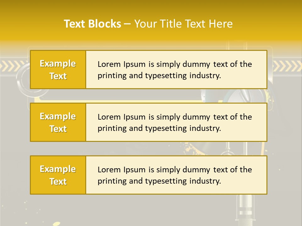Home Street Audio PowerPoint Template