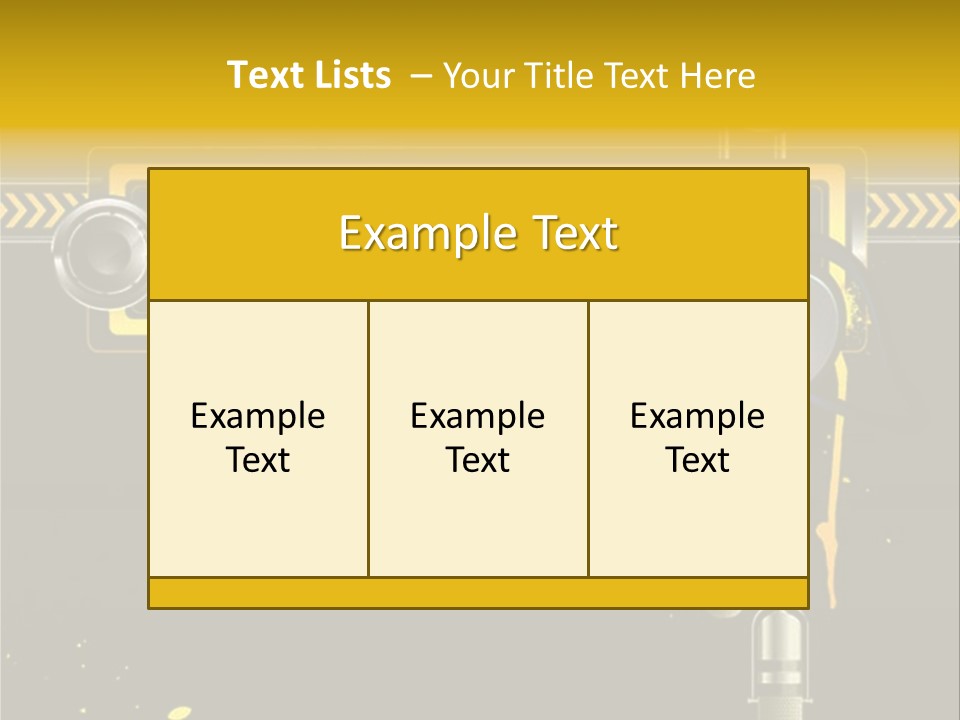 Home Street Audio PowerPoint Template