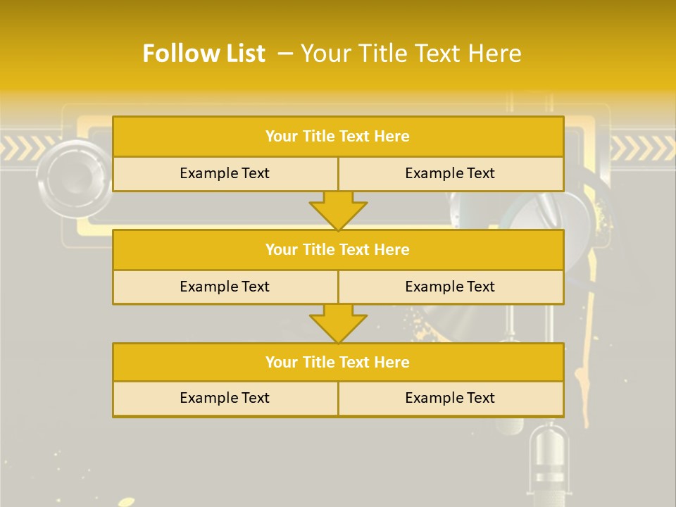 Home Street Audio PowerPoint Template