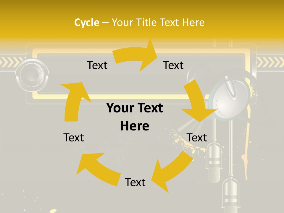 Home Street Audio PowerPoint Template