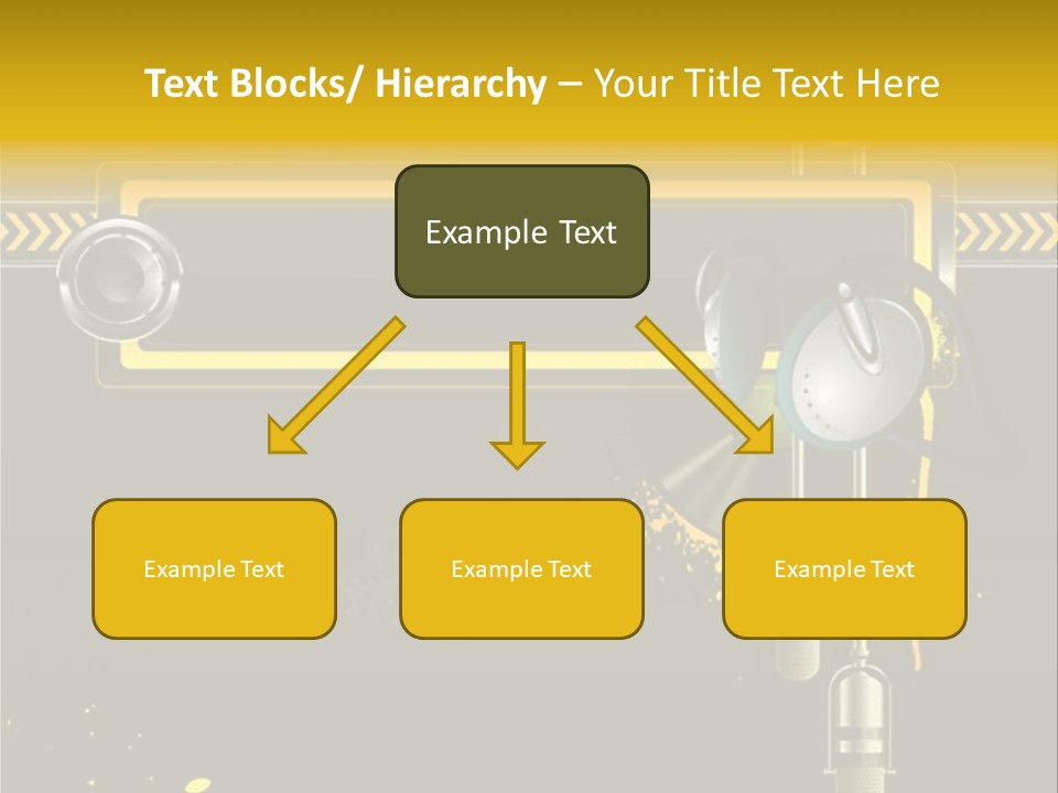 Home Street Audio PowerPoint Template