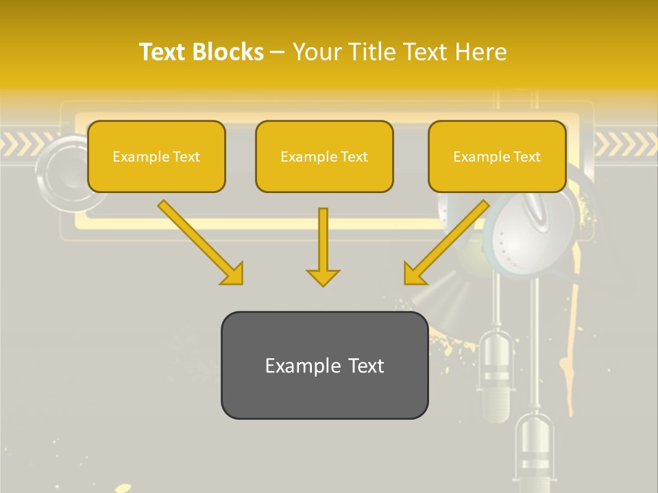Home Street Audio PowerPoint Template