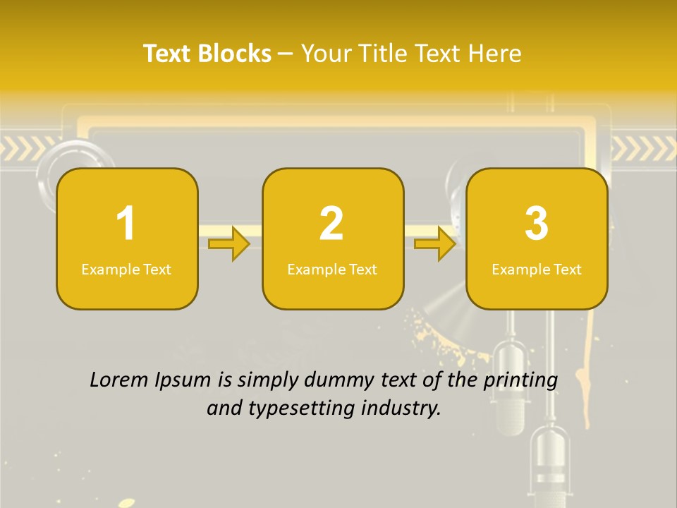 Home Street Audio PowerPoint Template