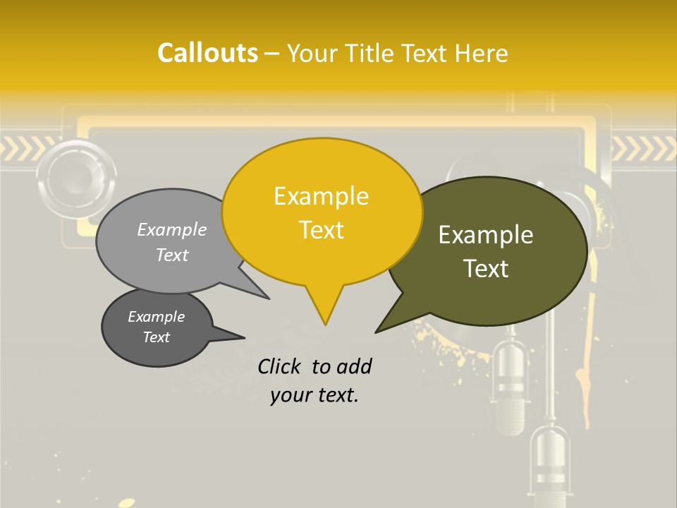 Home Street Audio PowerPoint Template