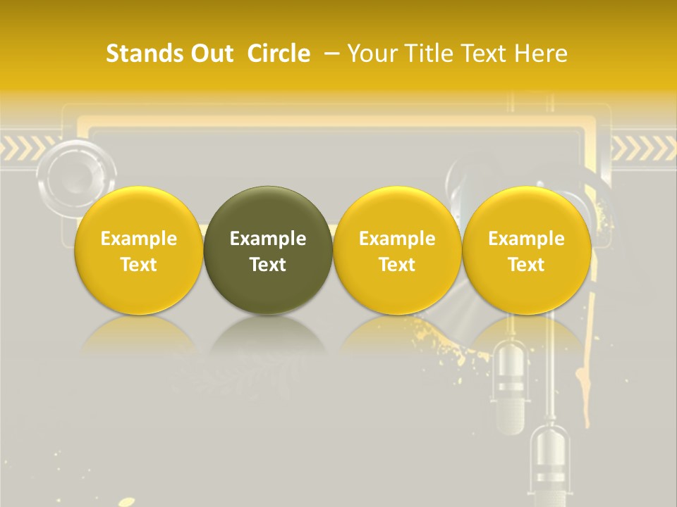 Home Street Audio PowerPoint Template