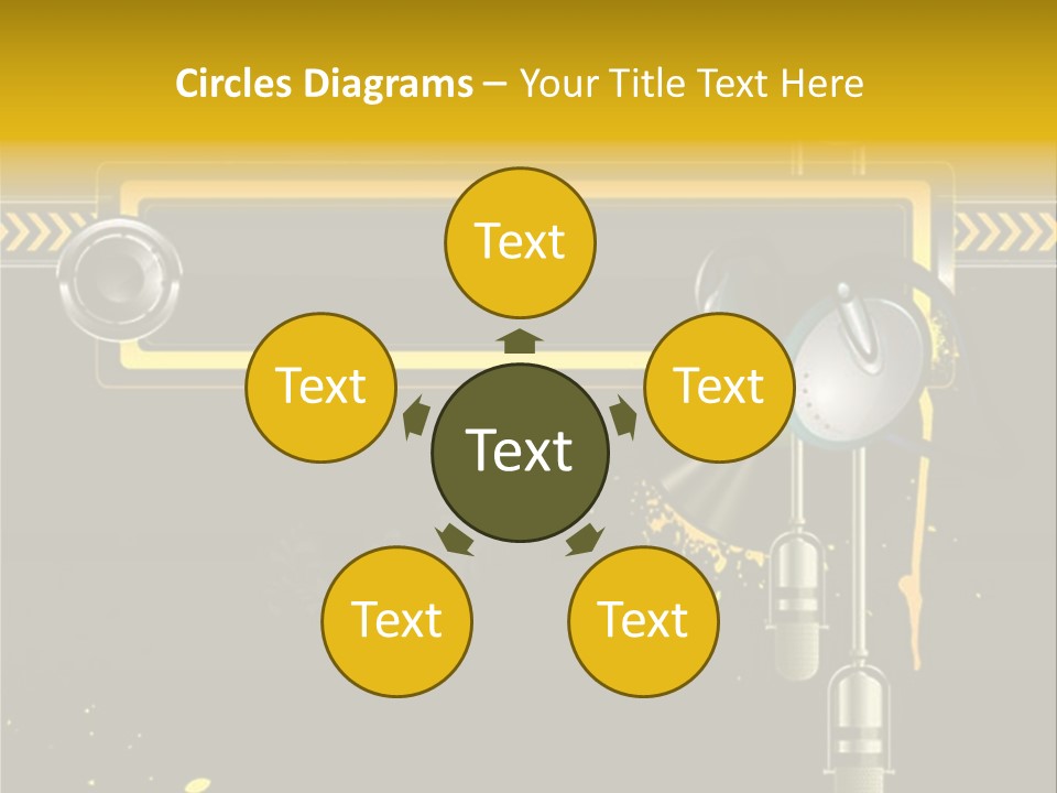 Home Street Audio PowerPoint Template