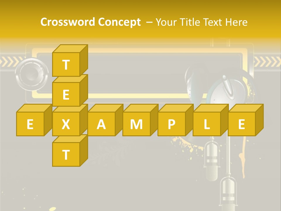 Home Street Audio PowerPoint Template