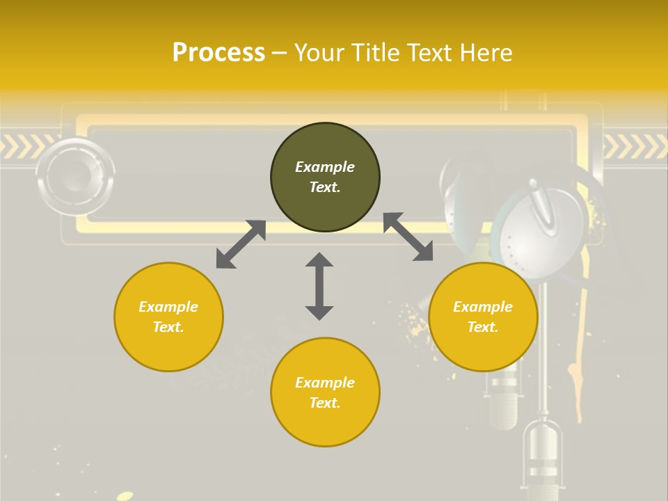 Home Street Audio PowerPoint Template