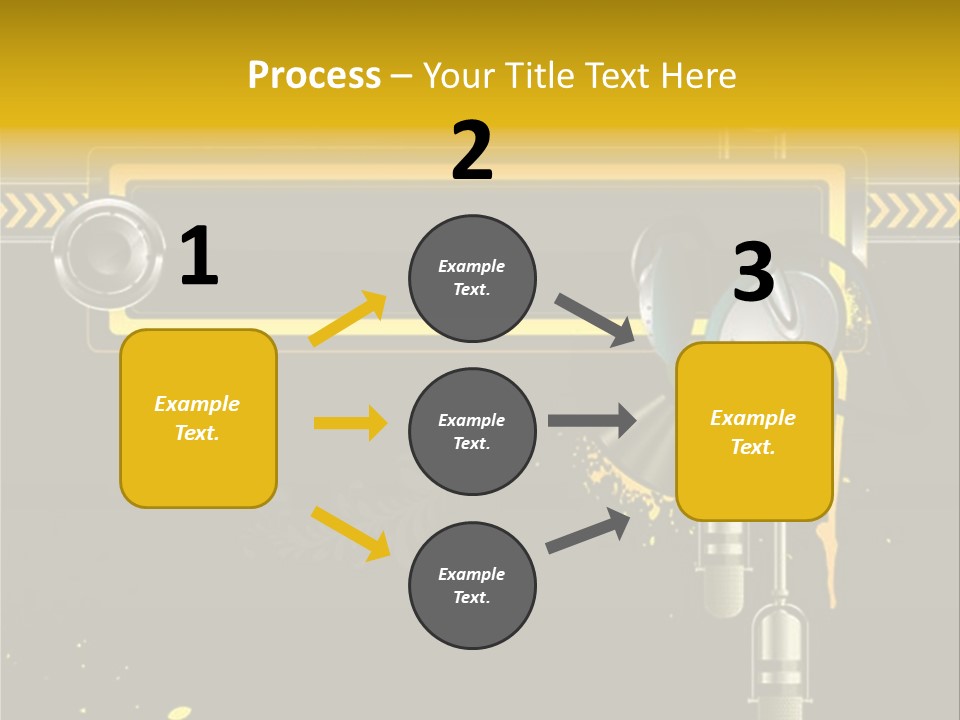 Home Street Audio PowerPoint Template