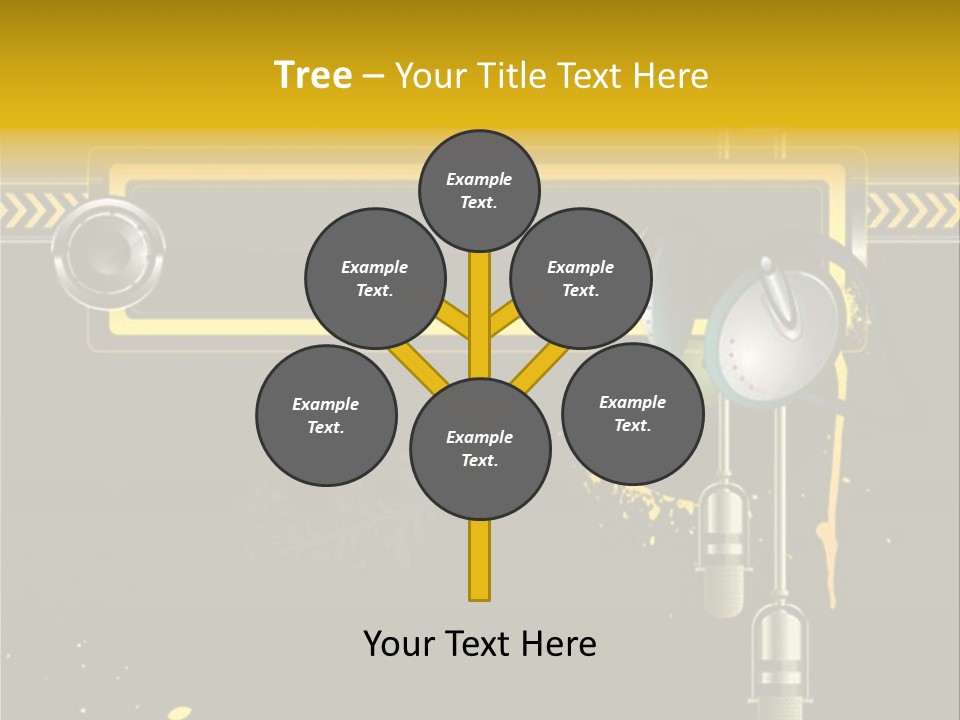 Home Street Audio PowerPoint Template
