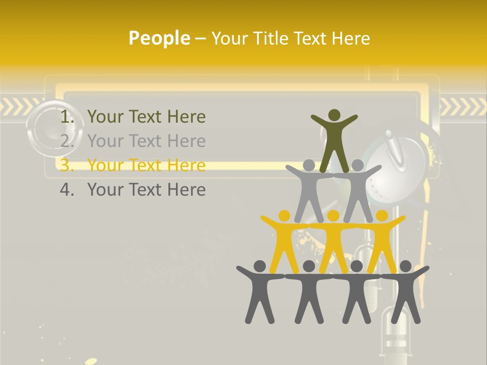 Home Street Audio PowerPoint Template