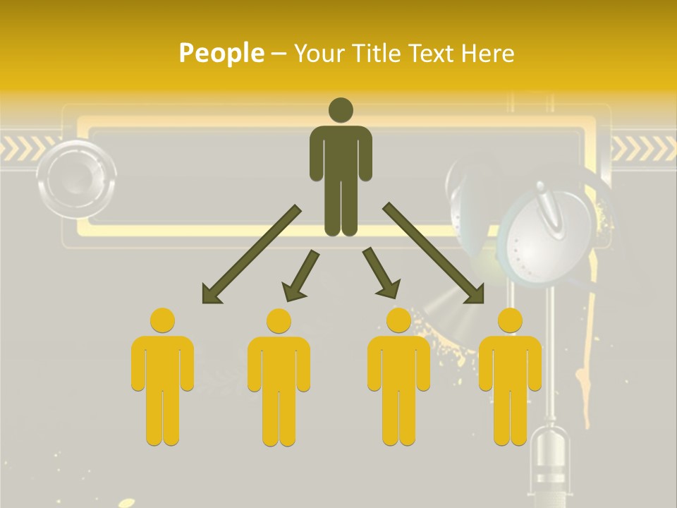 Home Street Audio PowerPoint Template