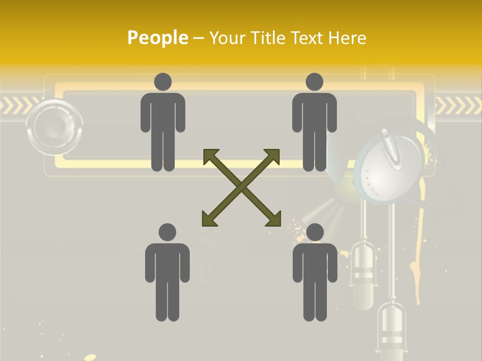 Home Street Audio PowerPoint Template