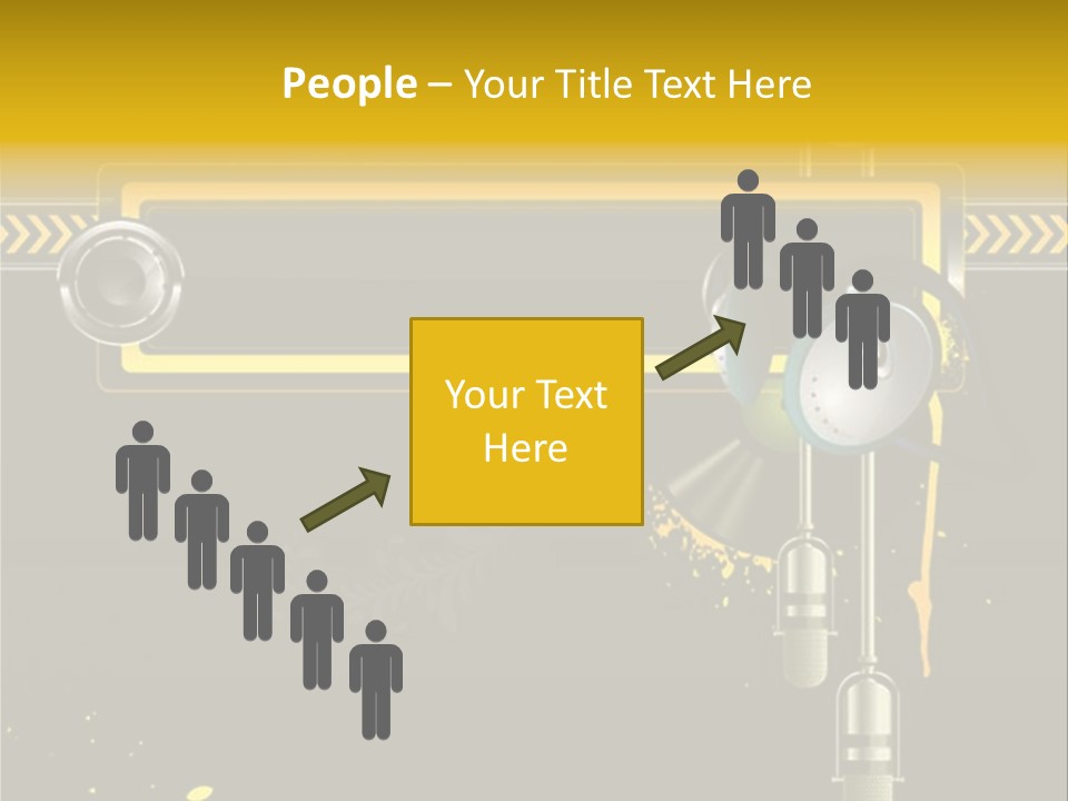 Home Street Audio PowerPoint Template