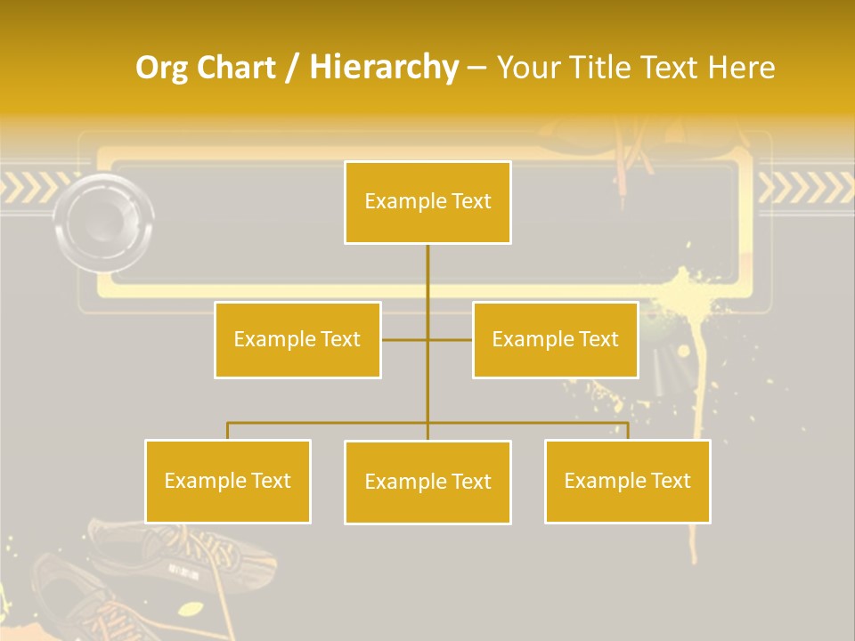 Stains Street Sneakers PowerPoint Template