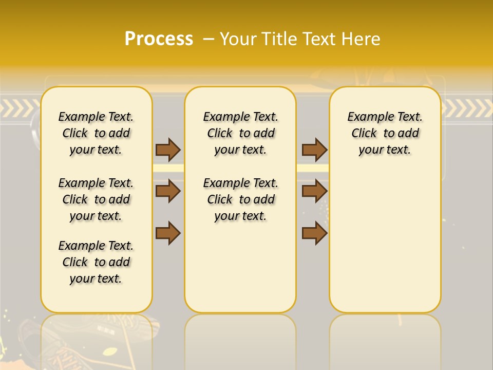 Stains Street Sneakers PowerPoint Template