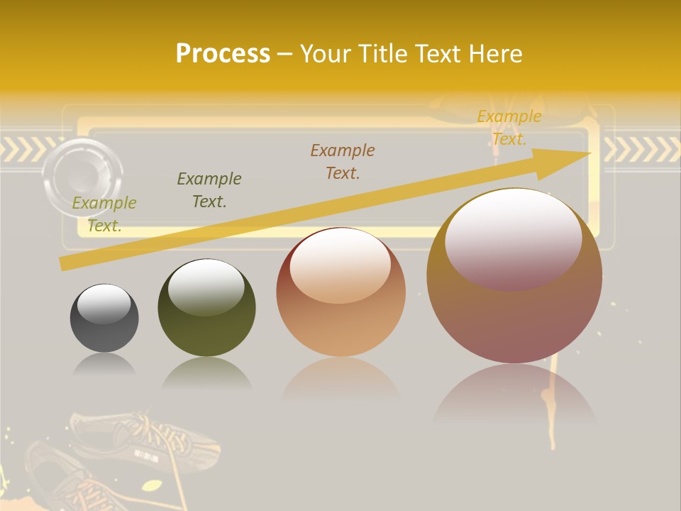 Stains Street Sneakers PowerPoint Template