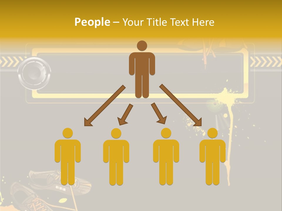 Stains Street Sneakers PowerPoint Template