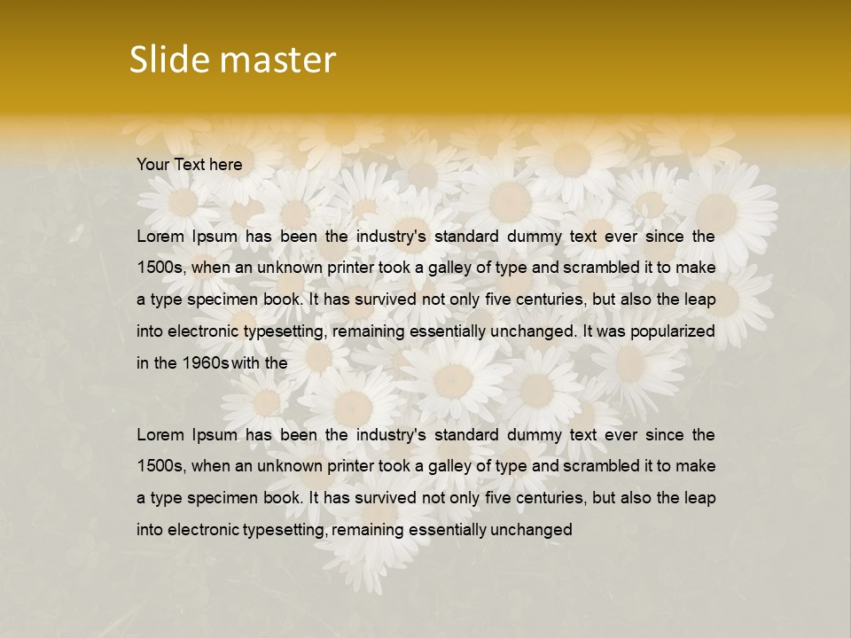 Outdoor Color Decoration PowerPoint Template