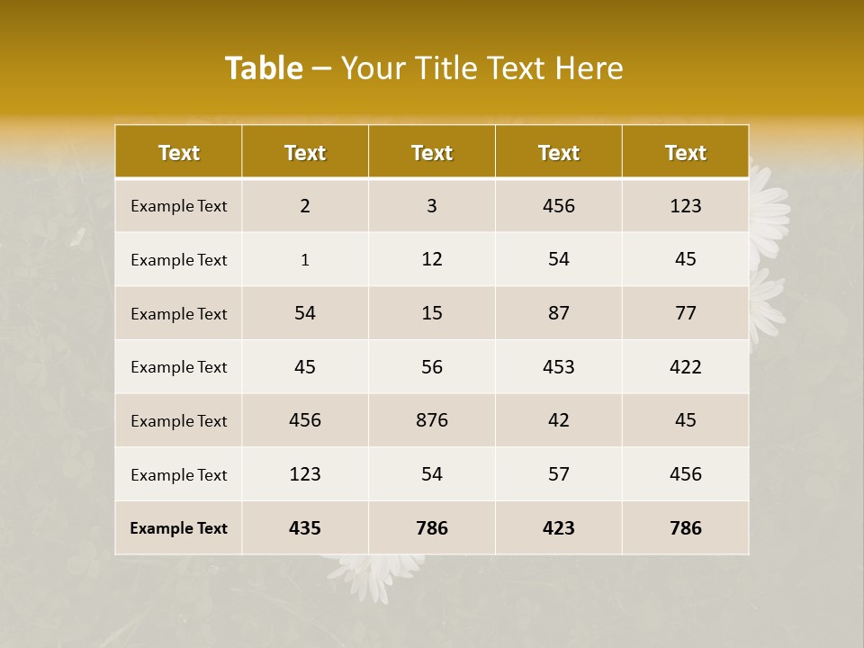 Outdoor Color Decoration PowerPoint Template