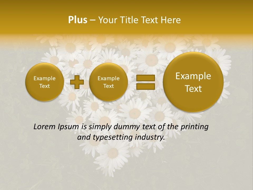 Outdoor Color Decoration PowerPoint Template