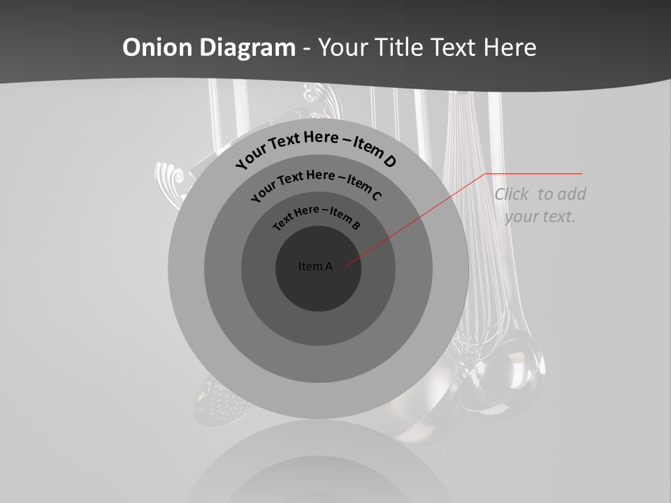 Shiny Black And White Concept PowerPoint Template