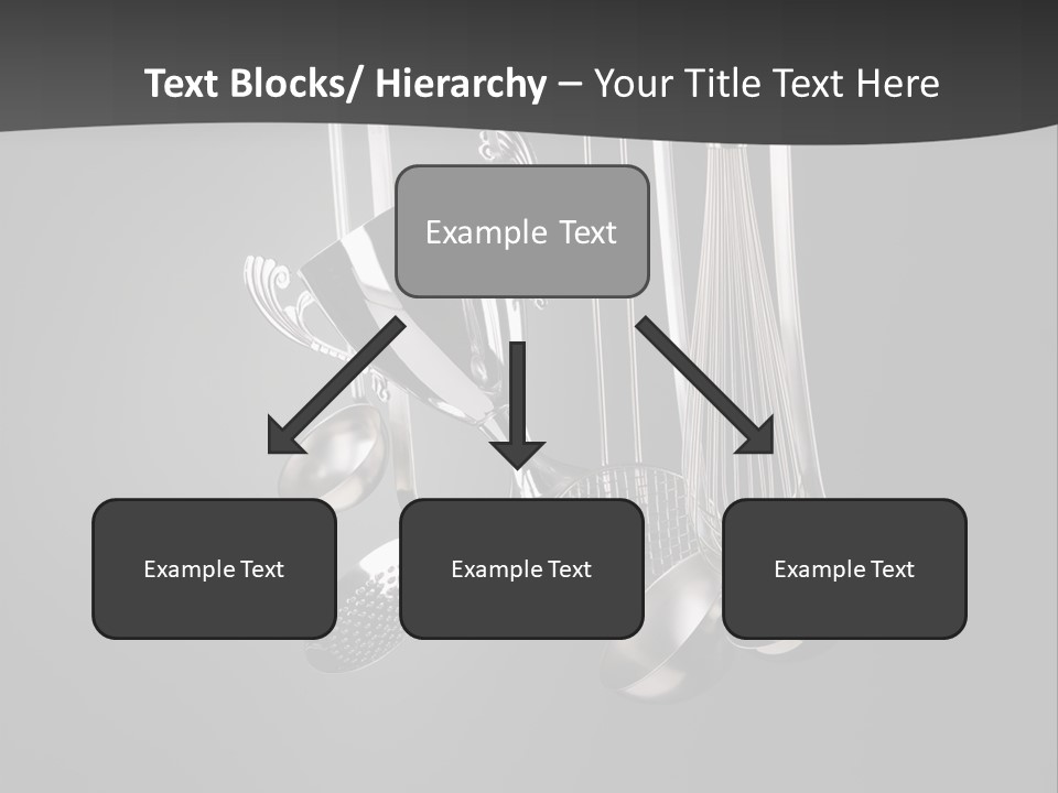 Shiny Black And White Concept PowerPoint Template