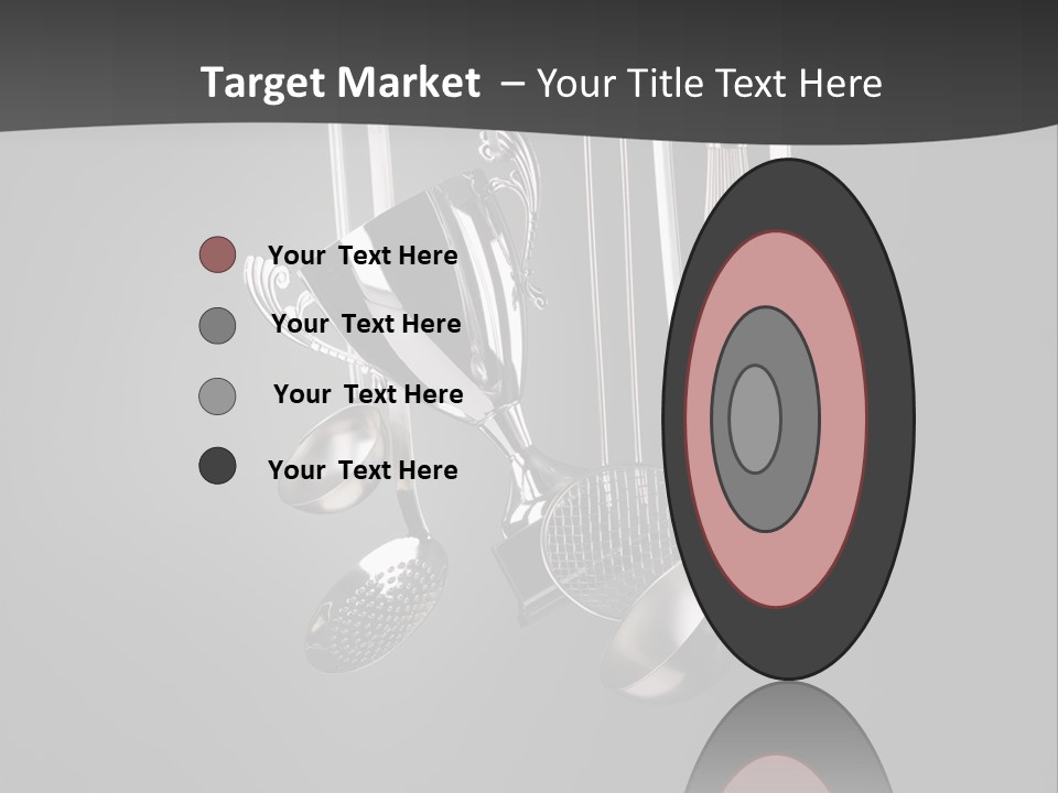 Shiny Black And White Concept PowerPoint Template