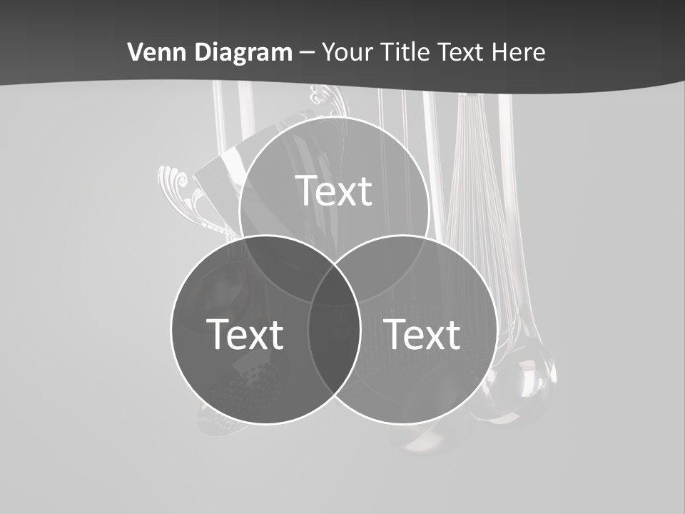 Shiny Black And White Concept PowerPoint Template