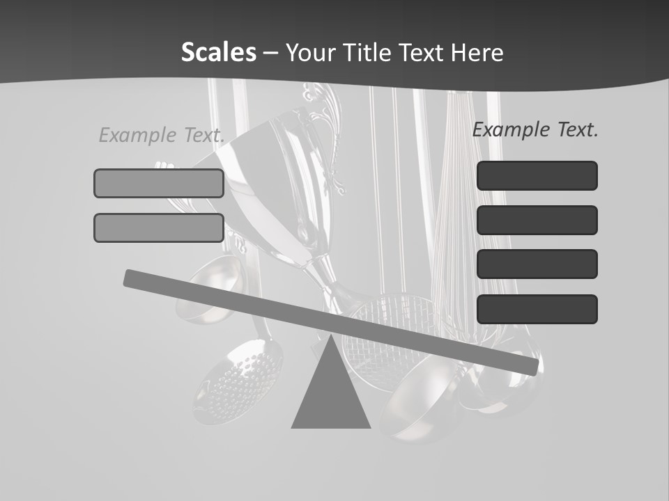 Shiny Black And White Concept PowerPoint Template