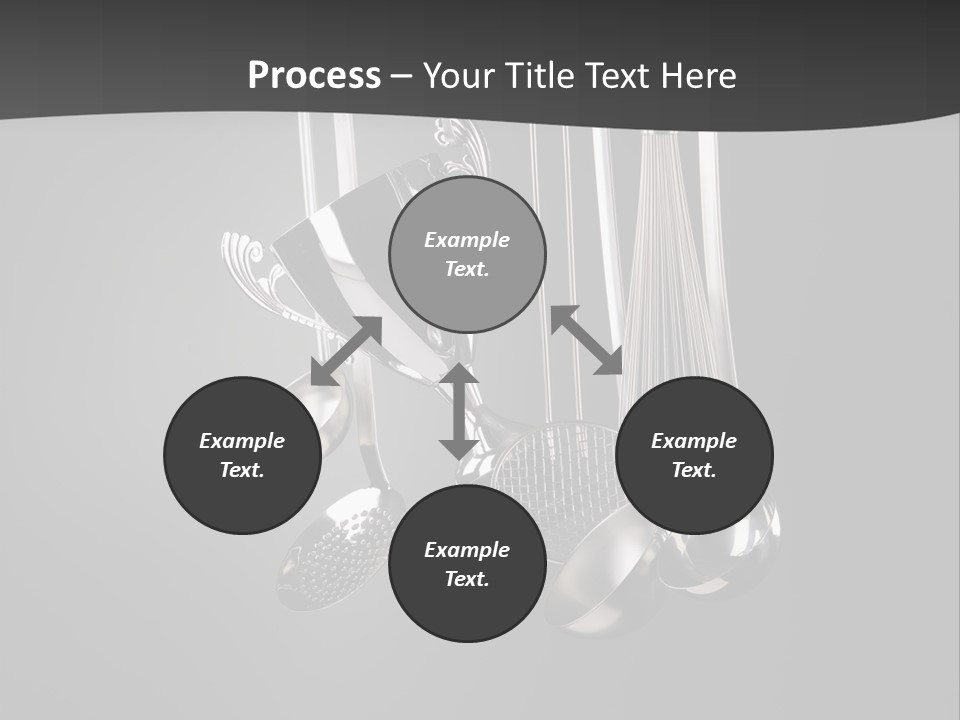 Shiny Black And White Concept PowerPoint Template