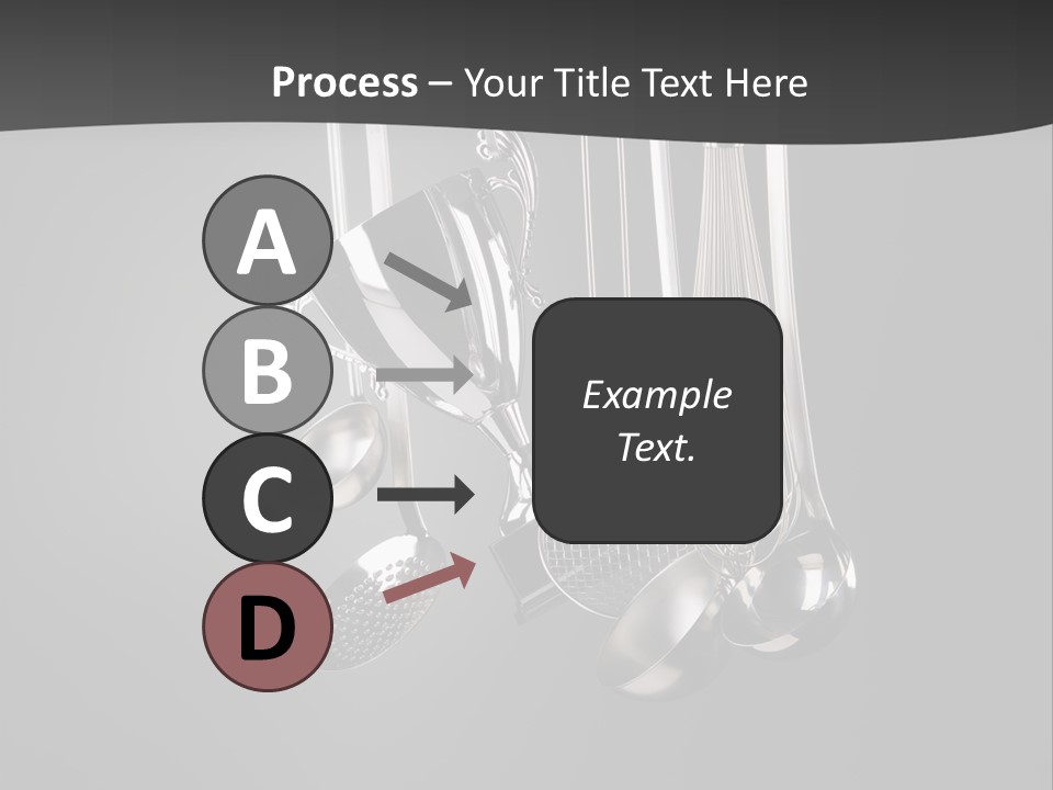 Shiny Black And White Concept PowerPoint Template