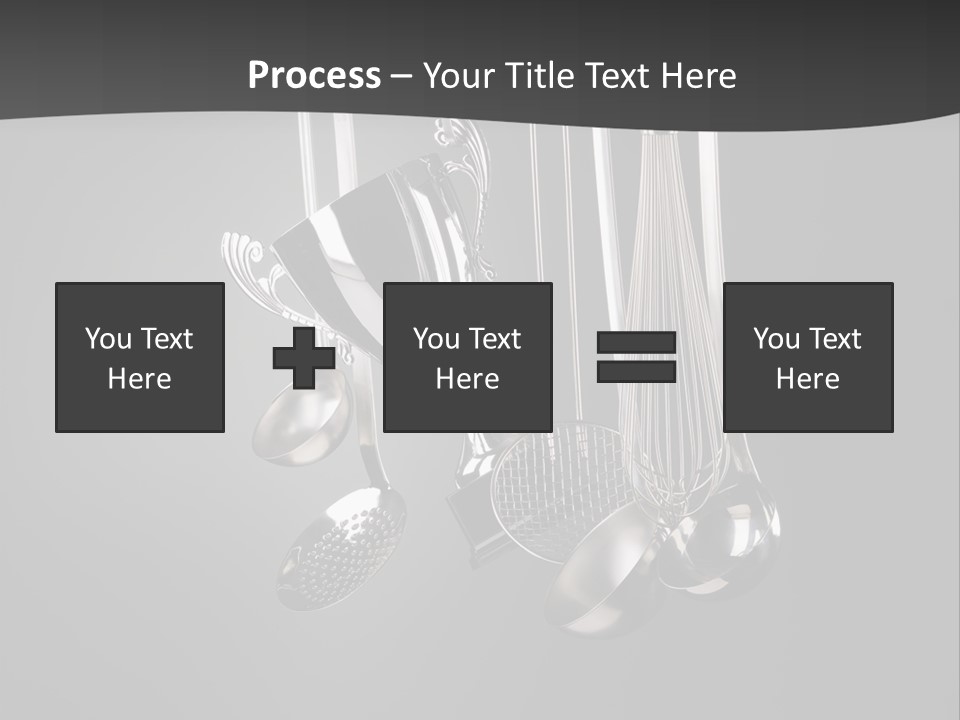 Shiny Black And White Concept PowerPoint Template