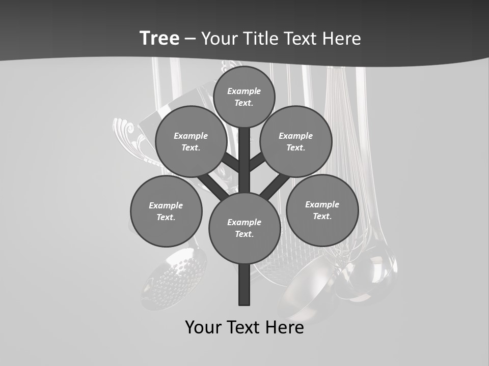 Shiny Black And White Concept PowerPoint Template