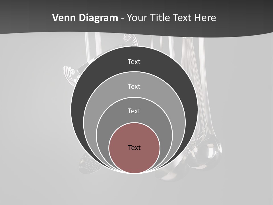 Shiny Black And White Concept PowerPoint Template