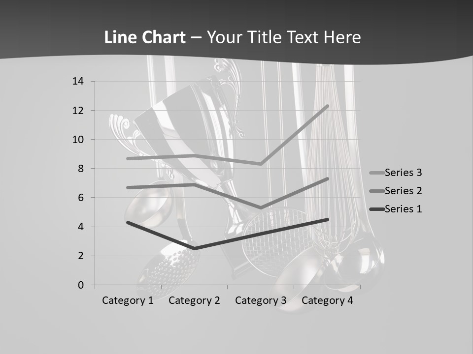 Shiny Black And White Concept PowerPoint Template