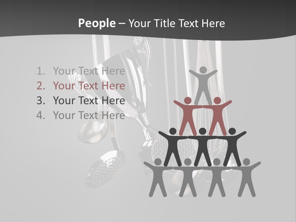 Shiny Black And White Concept PowerPoint Template