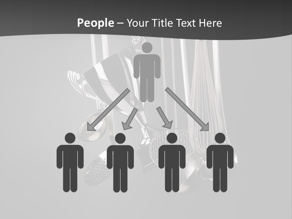 Shiny Black And White Concept PowerPoint Template