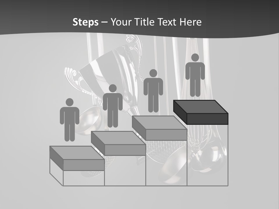 Shiny Black And White Concept PowerPoint Template