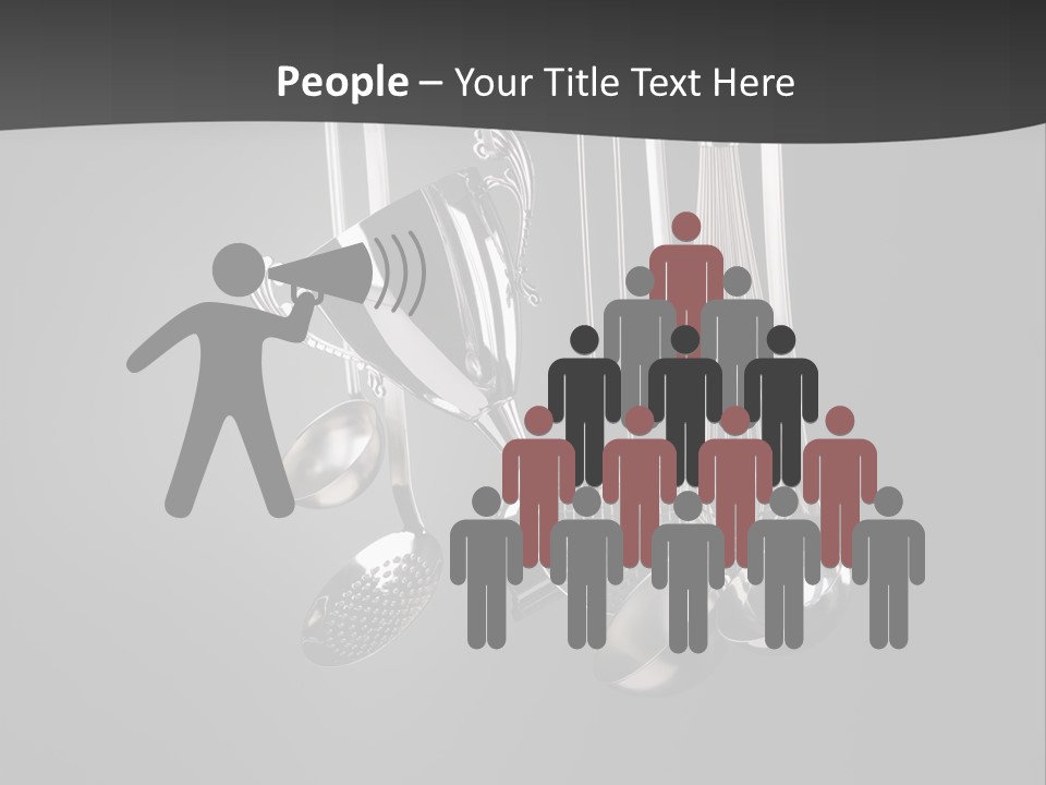 Shiny Black And White Concept PowerPoint Template