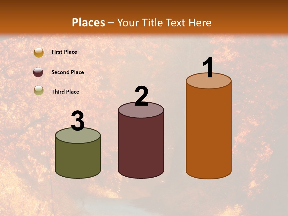 Warmth Garden Red PowerPoint Template