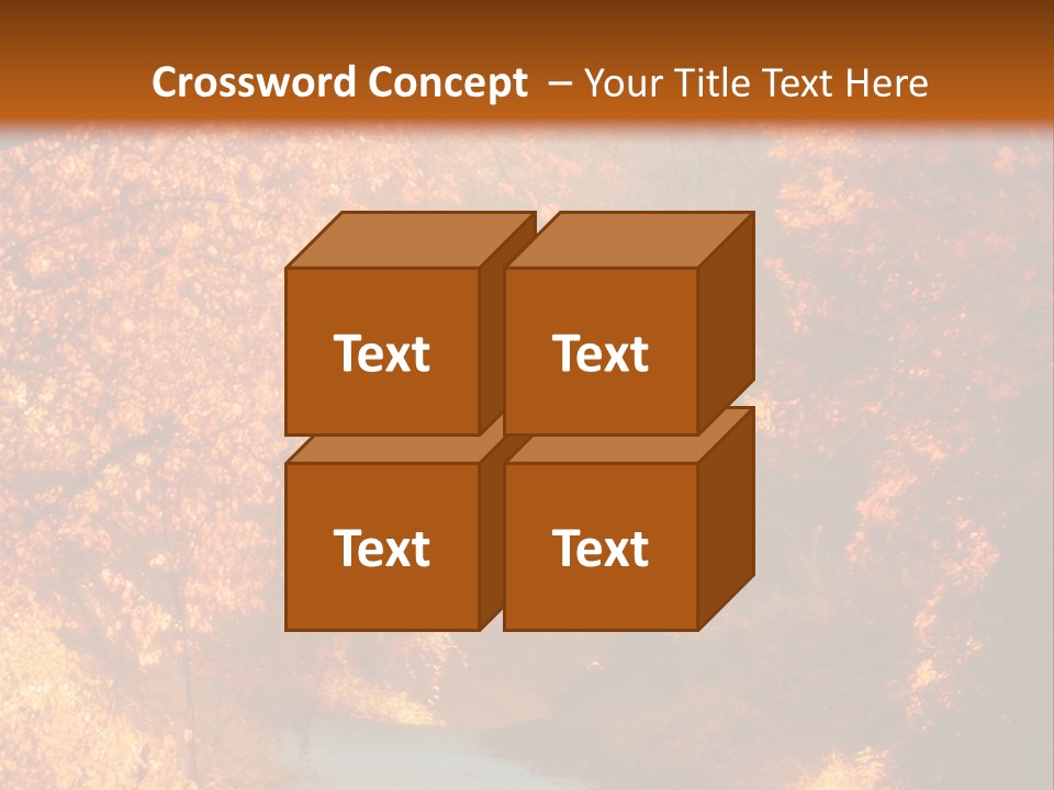Warmth Garden Red PowerPoint Template