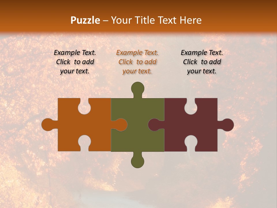 Warmth Garden Red PowerPoint Template