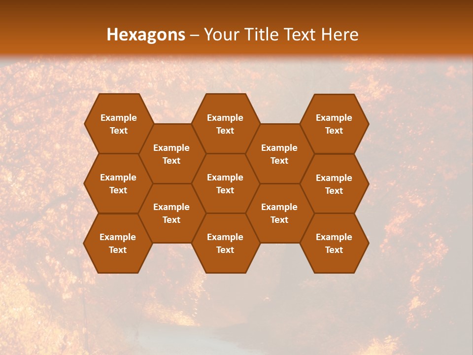 Warmth Garden Red PowerPoint Template
