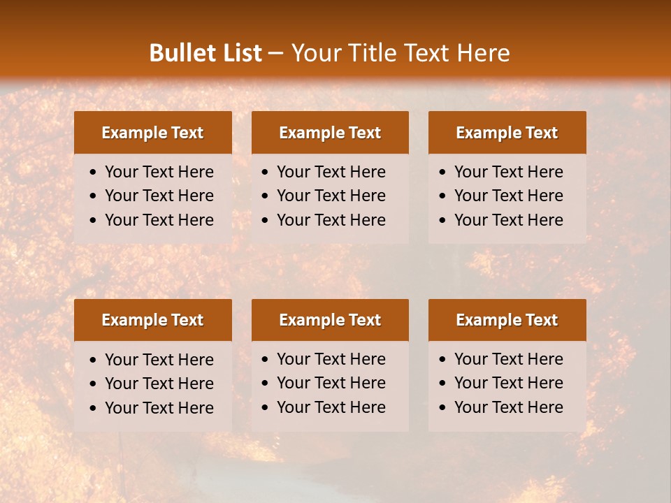 Warmth Garden Red PowerPoint Template
