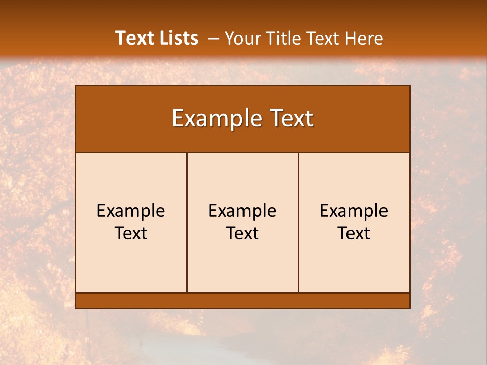 Warmth Garden Red PowerPoint Template