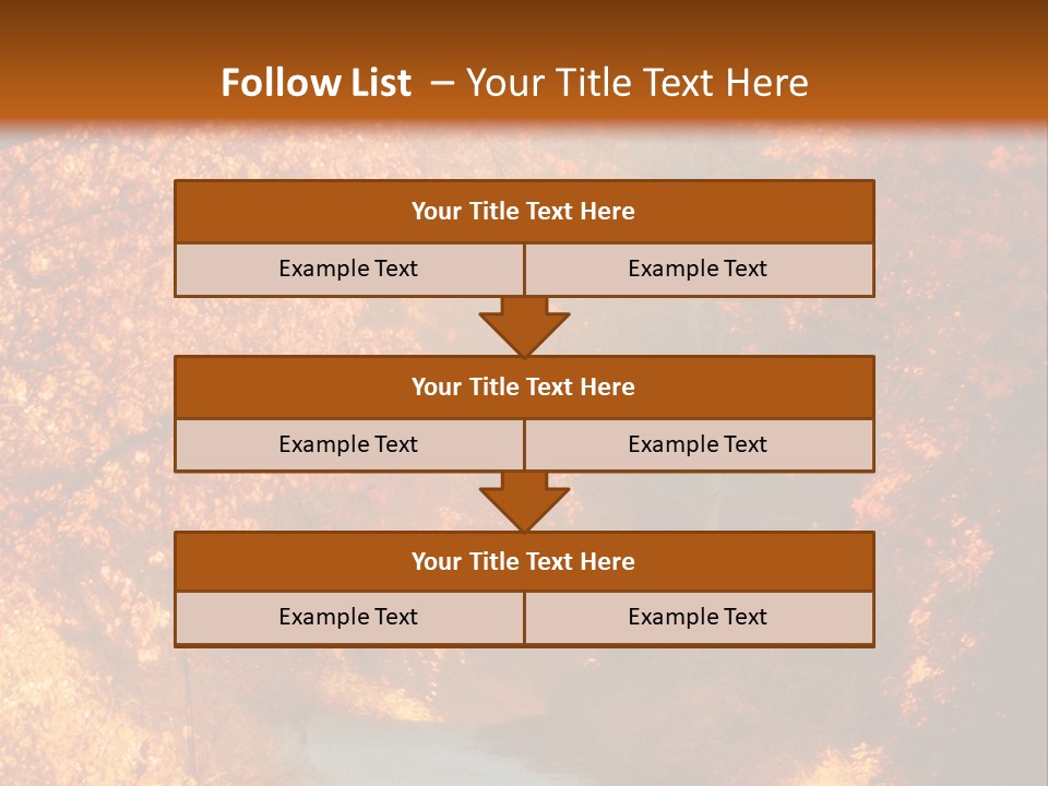 Warmth Garden Red PowerPoint Template