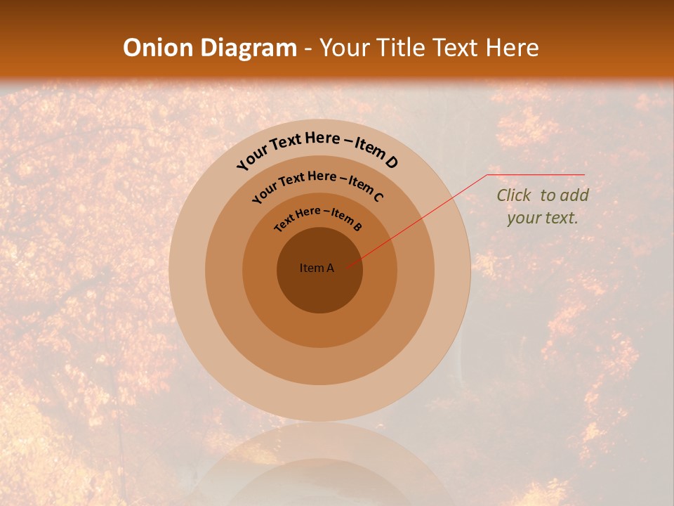 Warmth Garden Red PowerPoint Template