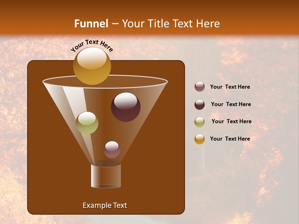 Warmth Garden Red PowerPoint Template