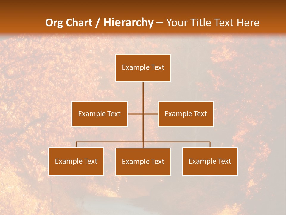 Warmth Garden Red PowerPoint Template